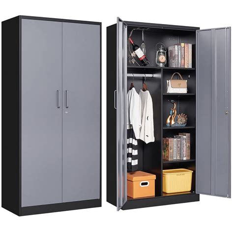 steel wardrobe cabinet for sale|metal wardrobe cabinets 48x24x72.